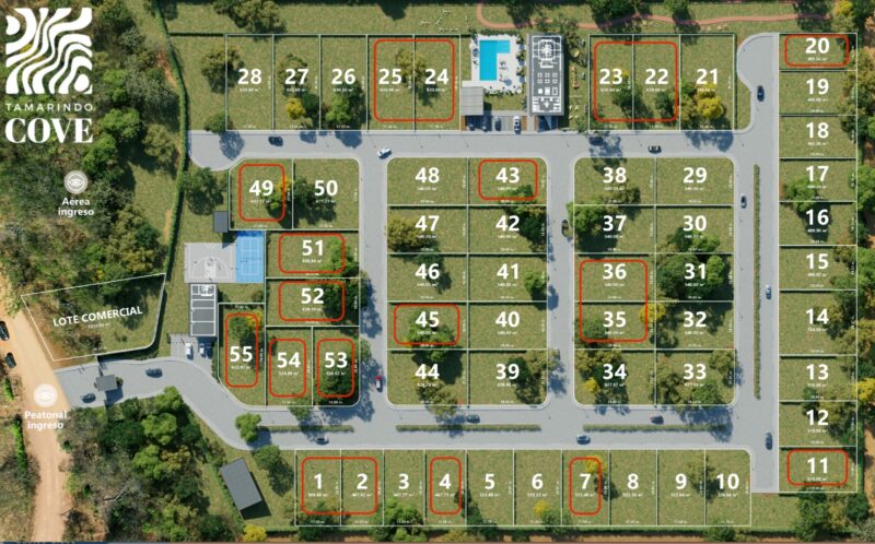 Exclusive Luxury Gated Community Land for Sale in Tamarindo | Tamarindo Cove