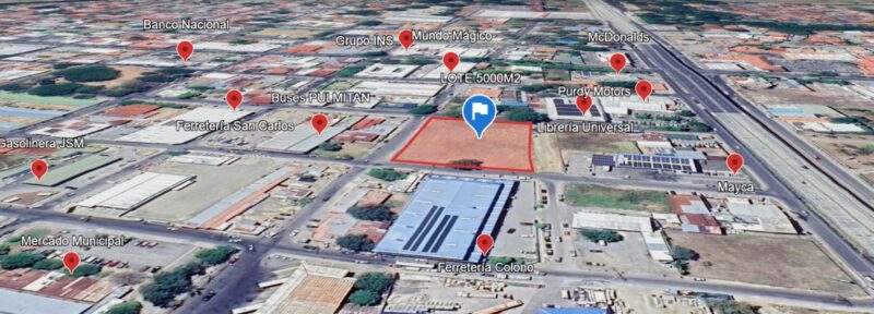 Lote en Venta en Liberia Centro | Terreno Comercial de 5,032 m² con Tres Frentes